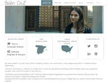 Tablet Screenshot of belencruz.com